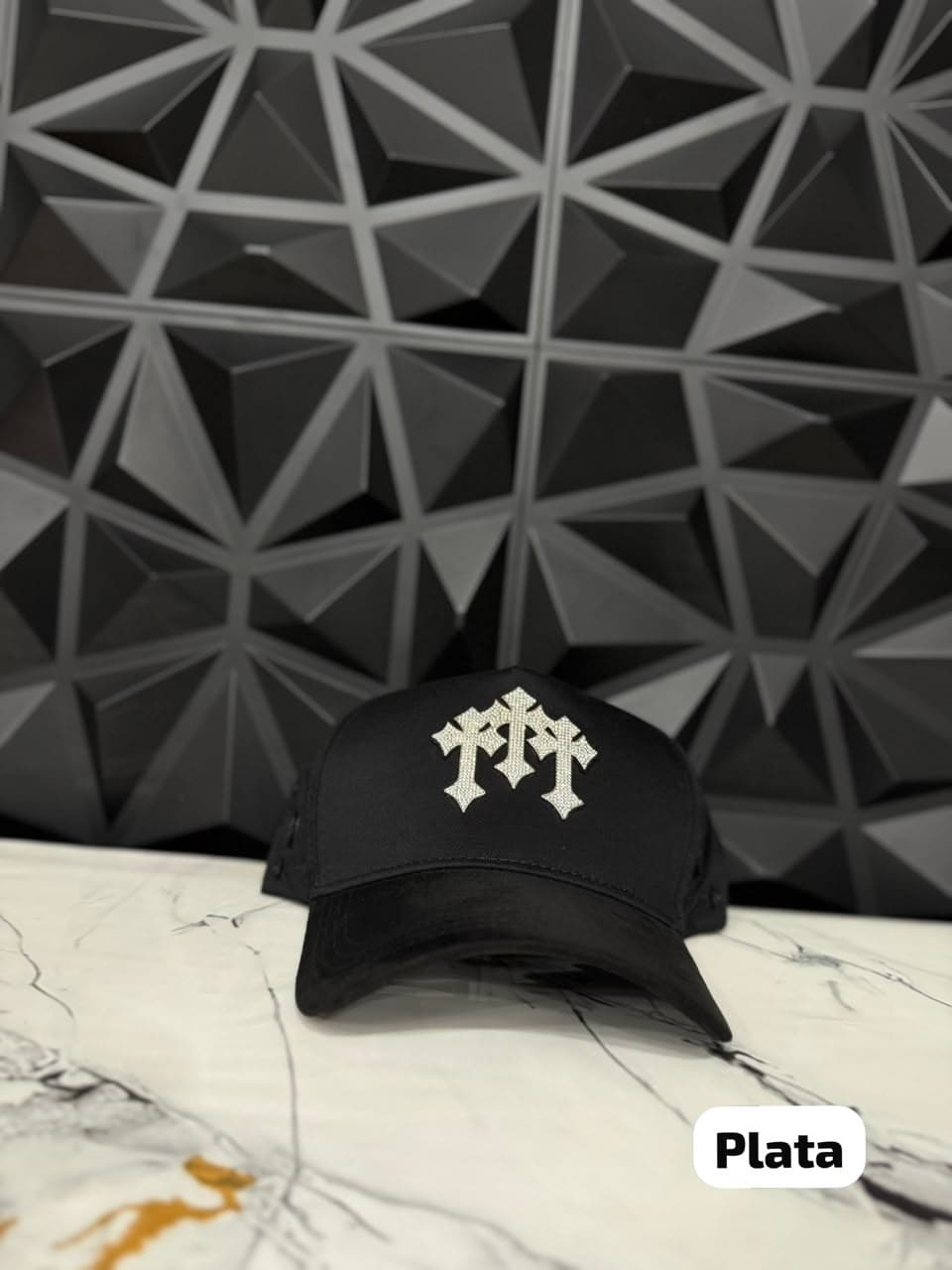 Gorra Barbas Hats CT Chrome Plata